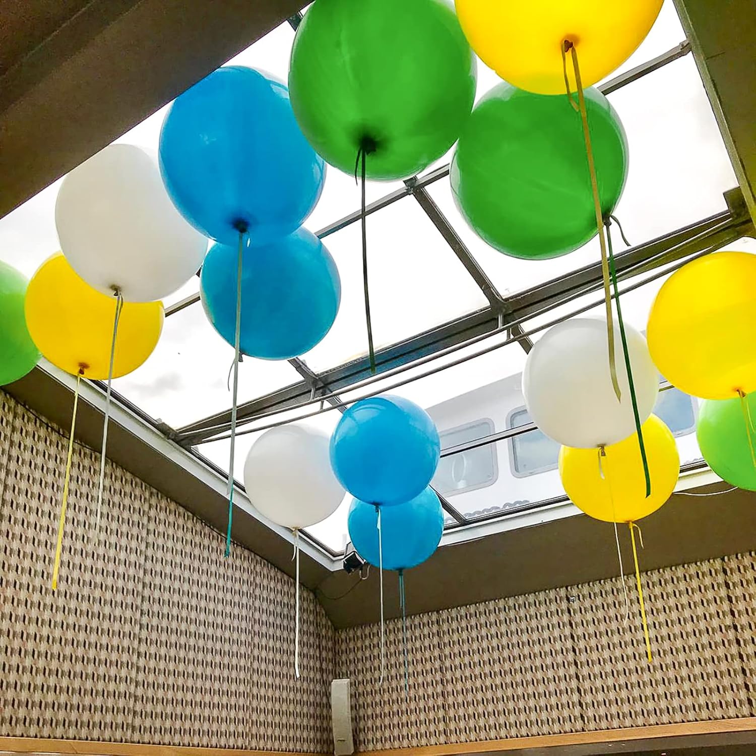 Globos amarillos grandes de 24 pulgadas, paquete de 10 globos gruesos y grandes de limón amarillo para kit de guirnalda, boda, cumpleaños, baby
