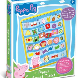 Peppa Pig PP04 Peppa’s Smart Tablet Toy para niños, multiaprendizaje interactivo y desarrollo infantil, colores, números y reconocimiento de letras Peppa Pig PP04 Peppa’s Smart Tablet Toy para niños, multiaprendizaje interactivo y desarrollo infantil, colores, números y reconocimiento de letras