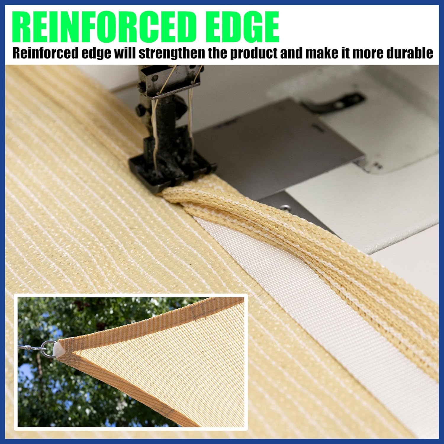 ShadeMart Toldo cuadrado beige de 12 x 12 pies, pantalla de tela, permeable al agua y al aire y resistente a los rayos UV, resistente, para patio de