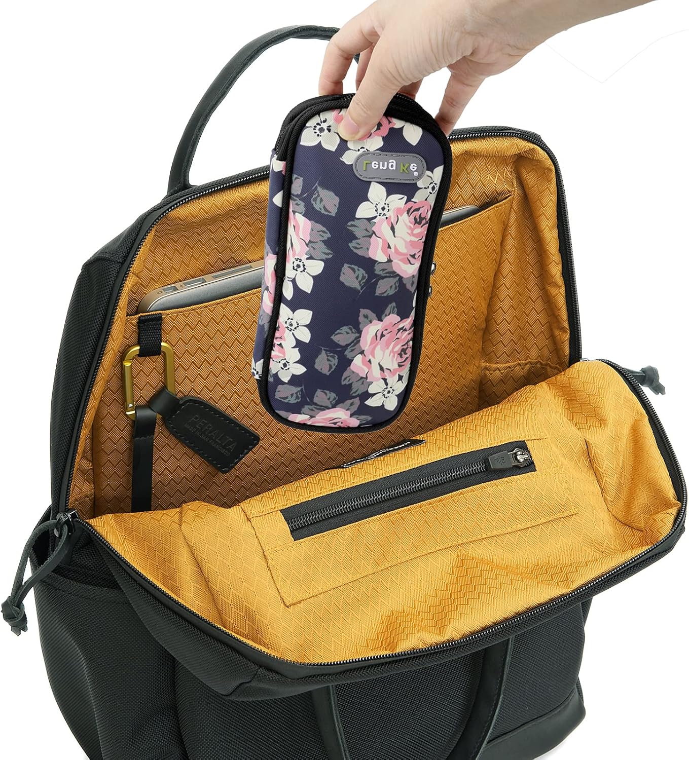 YOUSHARES Estuche de viaje enfriador de insulina, organizador de medicamentos diabéticos con 2 paquetes de hielo para bolígrafos de insulina y otros