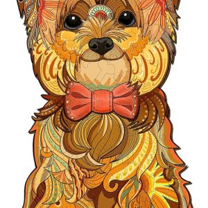 WOODBESTS Rompecabezas de madera para adultos y niños, rompecabezas de Yorkshire, rompecabezas de animales de madera, rompecabezas de corte de WOODBESTS Rompecabezas de madera para adultos y niños, rompecabezas de Yorkshire, rompecabezas de animales de madera, rompecabezas de corte de