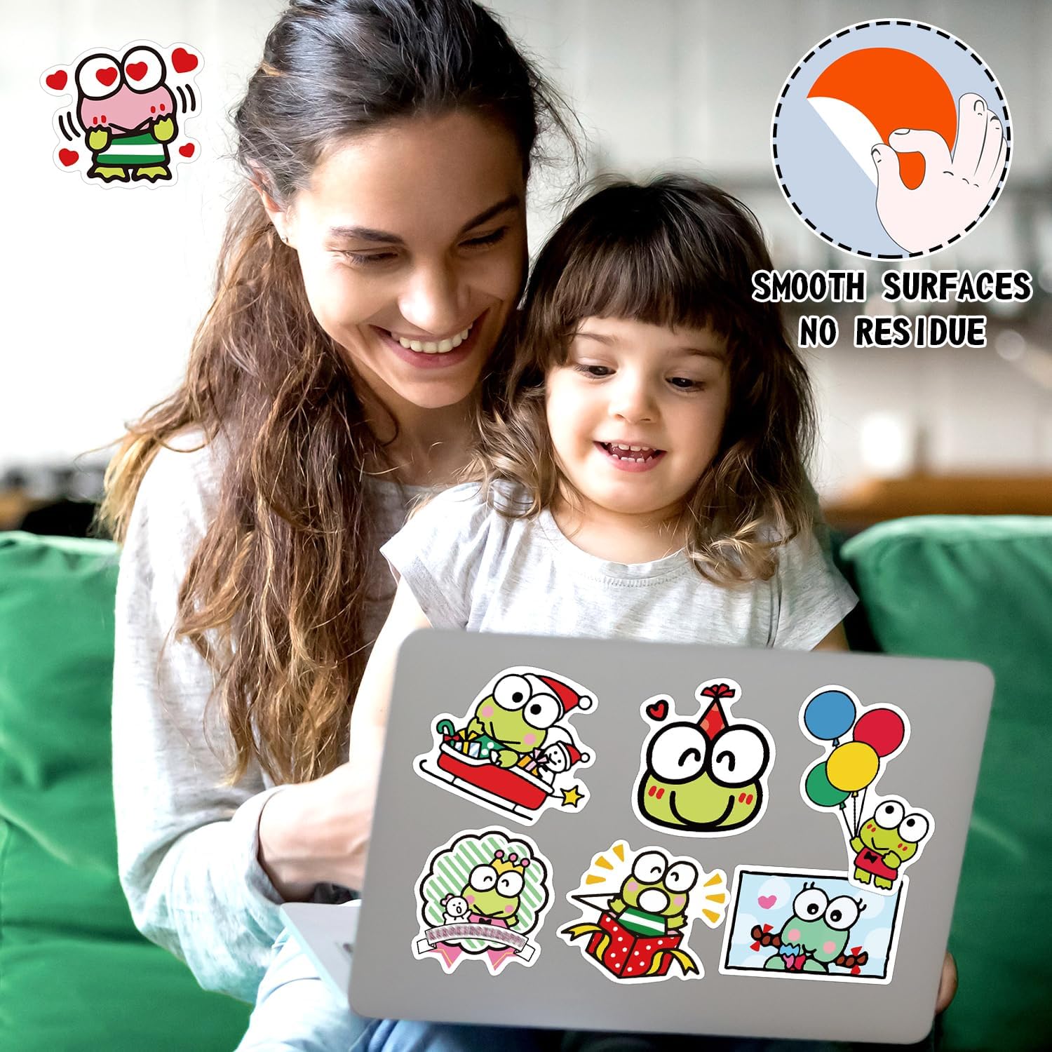 100 calcomanías de dibujos animados kawaii, calcomanías de vinilo impermeables para laptop, botellas de agua, patineta, guitarra, niños, niñas,