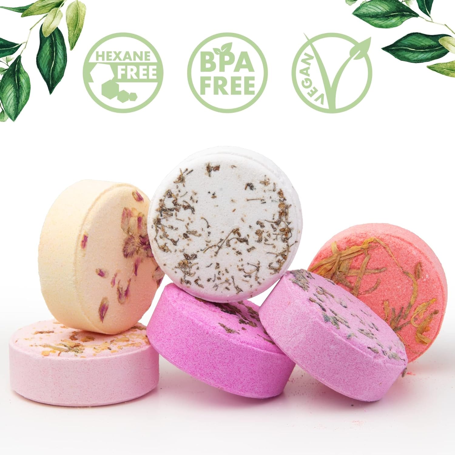 Vaporizadores de ducha de aromaterapia, paquete de 6 vaporizadores de ducha para mujeres, regalos de bombas de ducha, aromaterapia, regalos