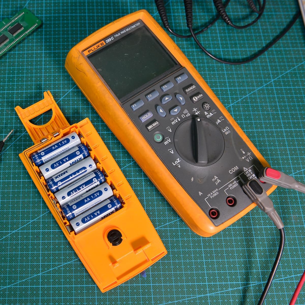 XTAR Baterías AA recargables de 1.5 V 3300 mWh para una salida de potencia estable en multímetros Fluke que utilizan baterías AA de 1.5 V (4