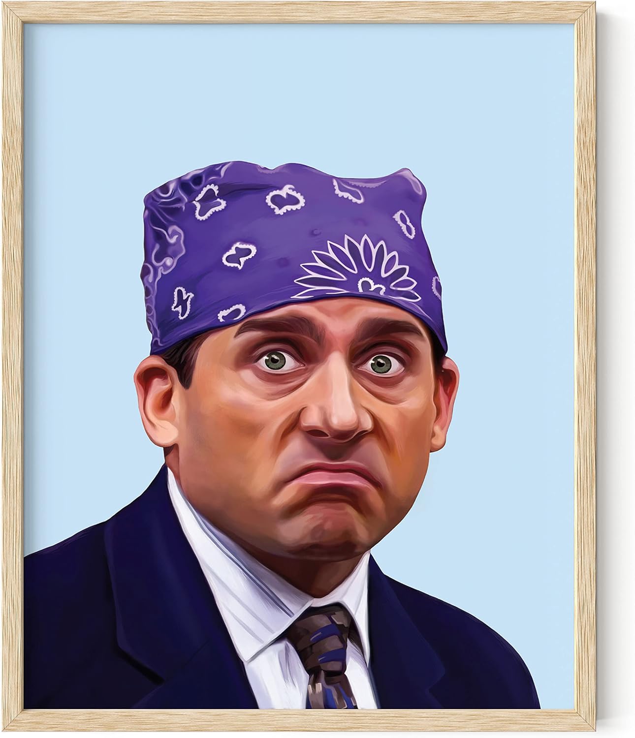 HAUS AND HUES Póster enmarcado de Michael Scott, regalos del programa de televisión de la oficina, meme enmarcado de Michael Scott, decoración de la