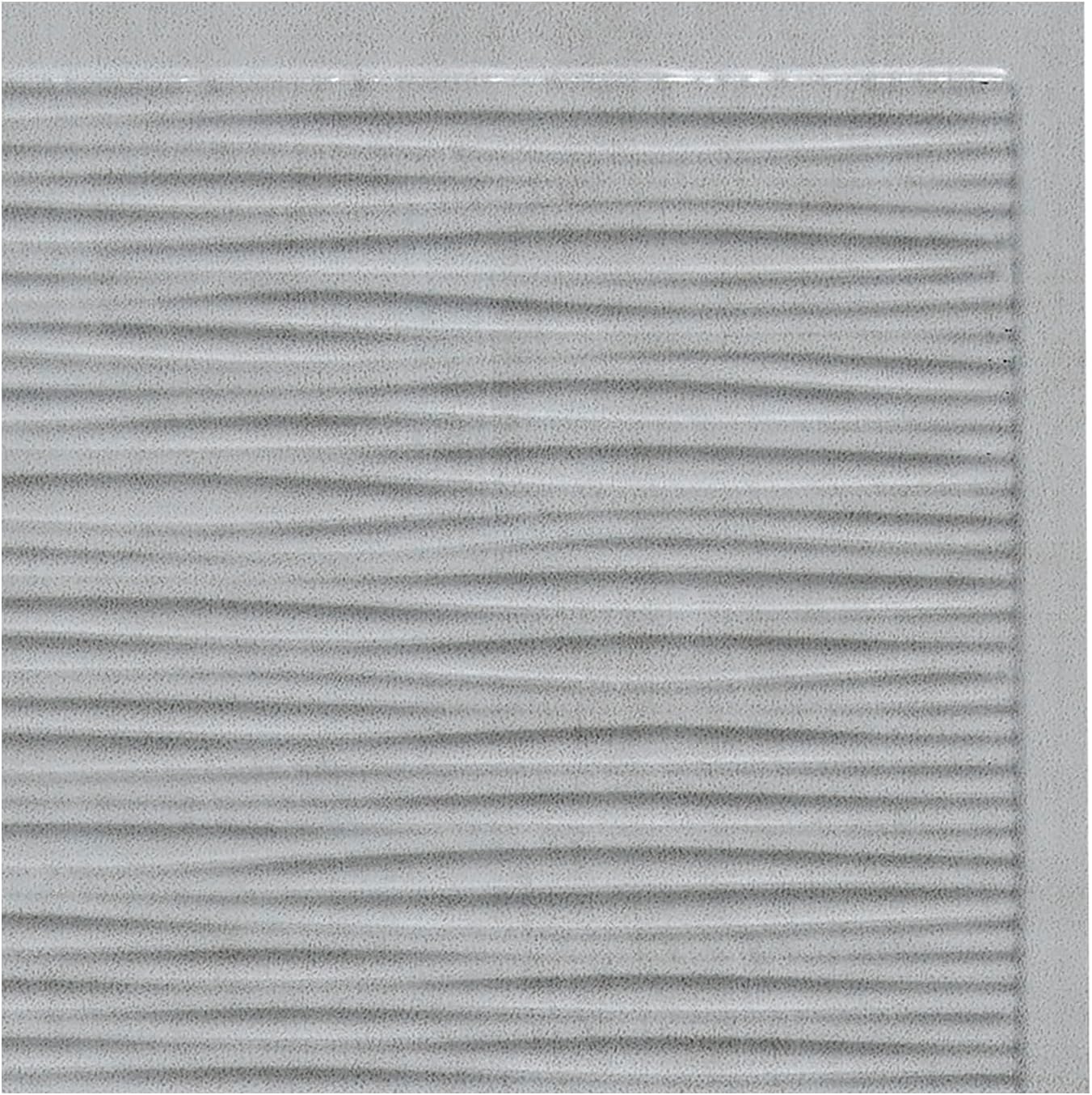 FASÄDE Panel decorativo de vinilo ondulado en cachemira (muestra de 6 x 6 pulgadas)