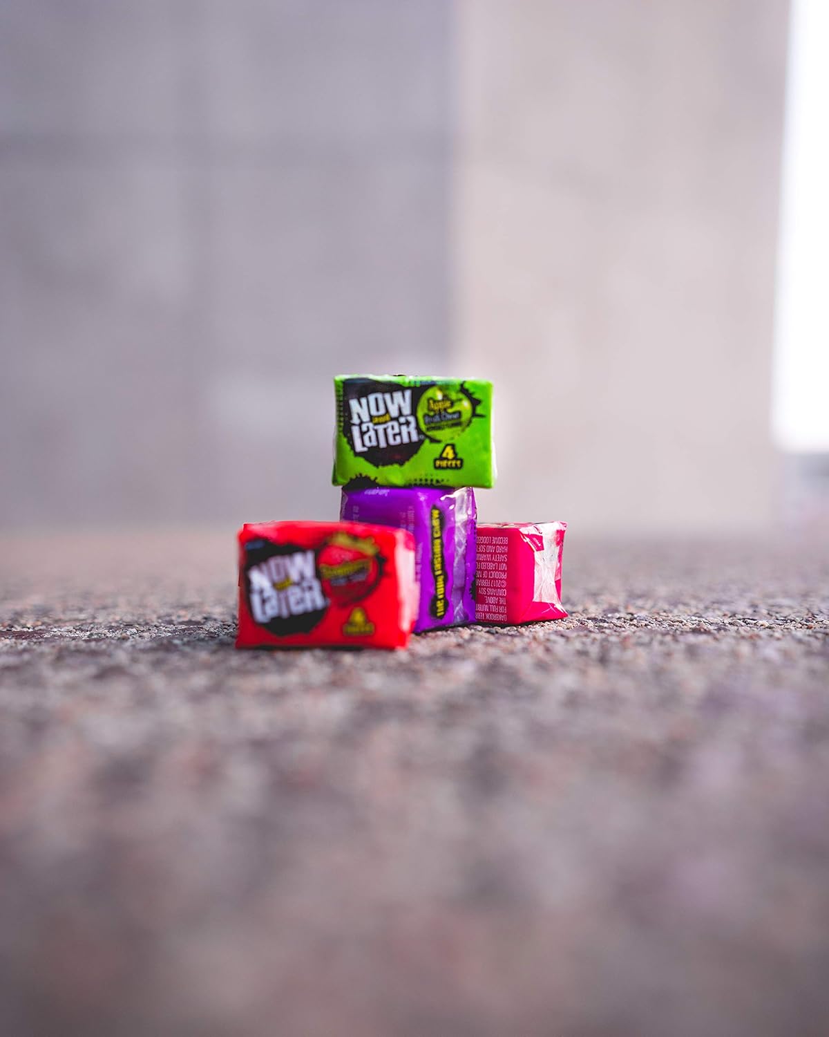 Now & Later Original Taffy Chews Candy, piña, 0.93 onzas (paquete de 24)