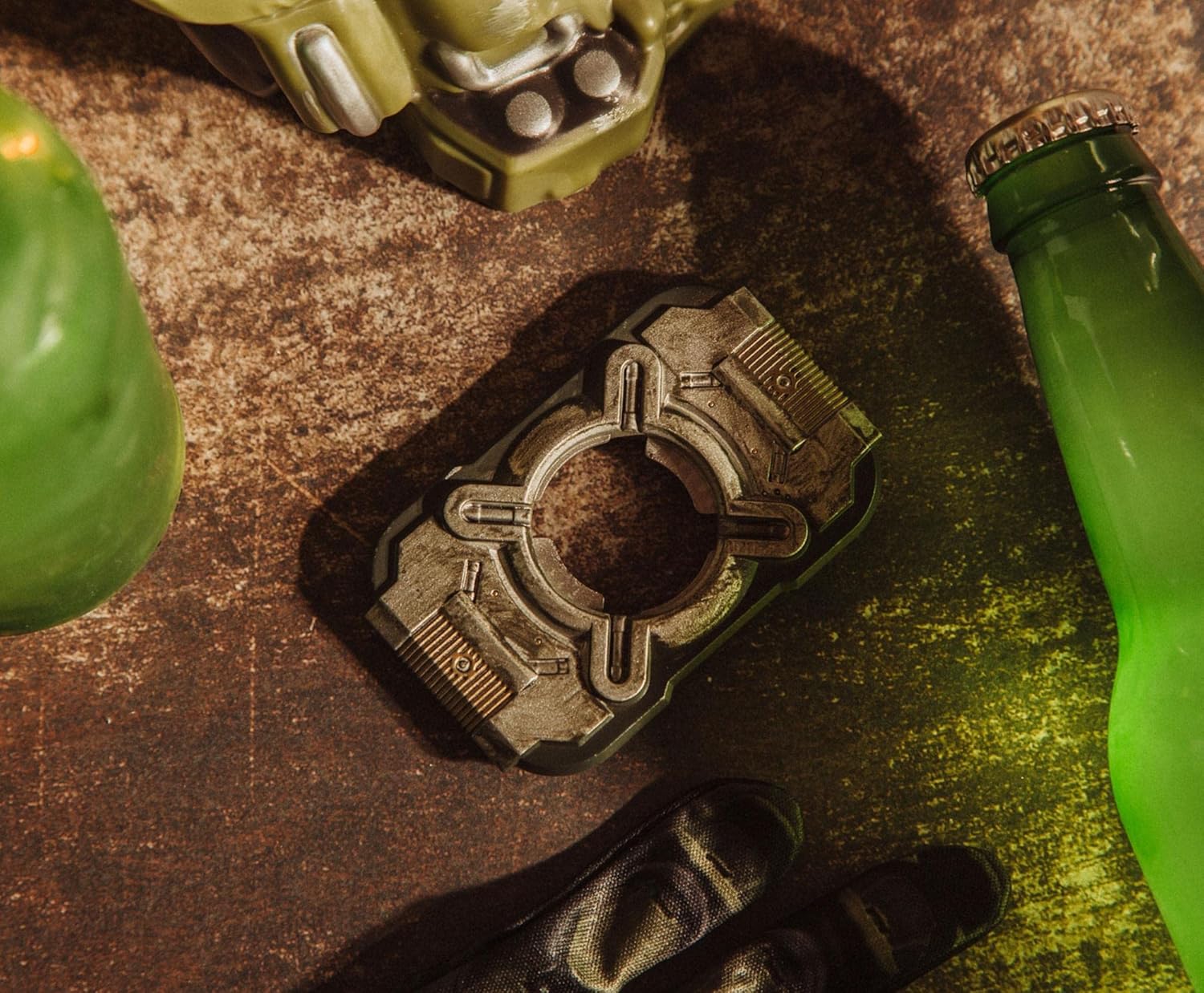 Halo Cortana Chip Metal Abrebotellas Réplica