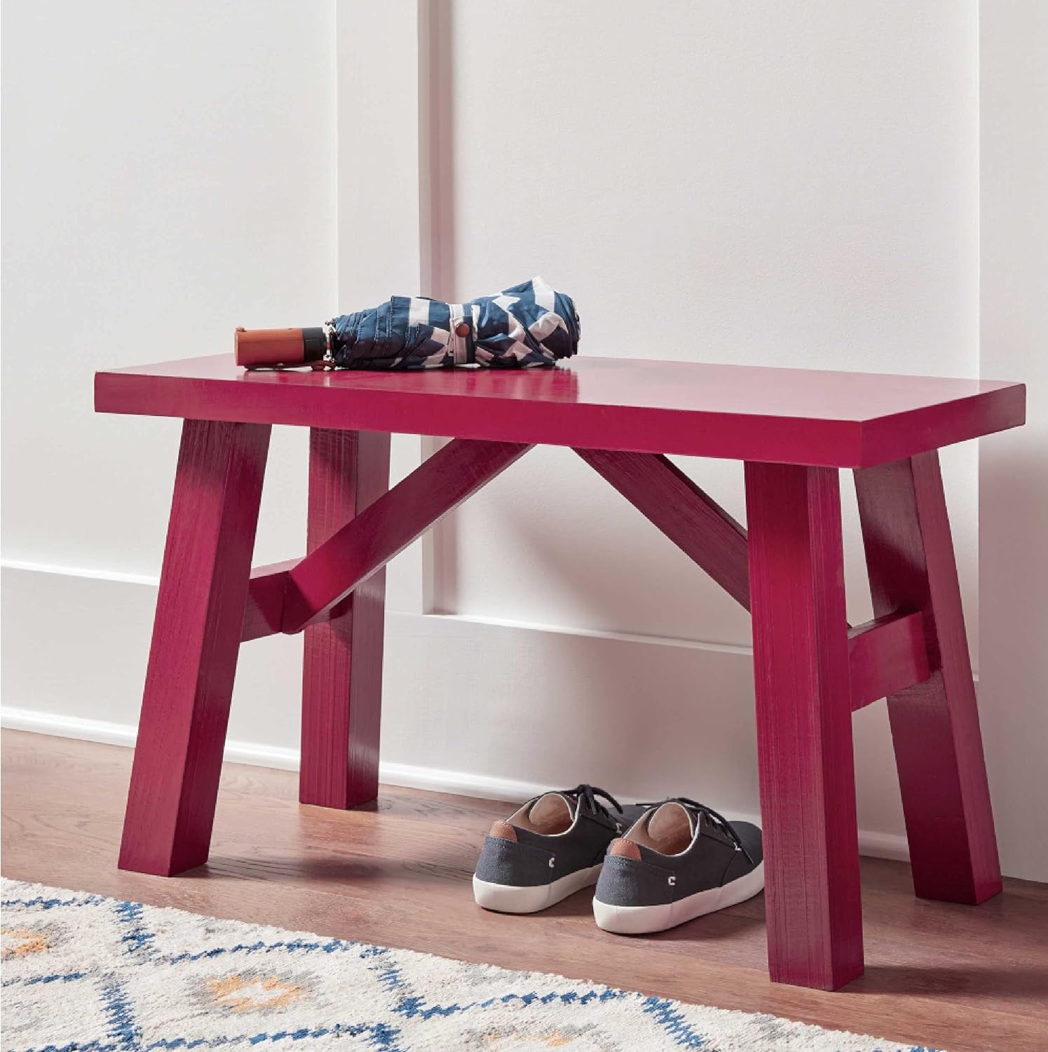 Krylon K05511007 COLORmaxx – Pintura y base en aerosol para uso en interiores y exteriores, color rojo cereza brillante, 12 onzas (paquete de 1)