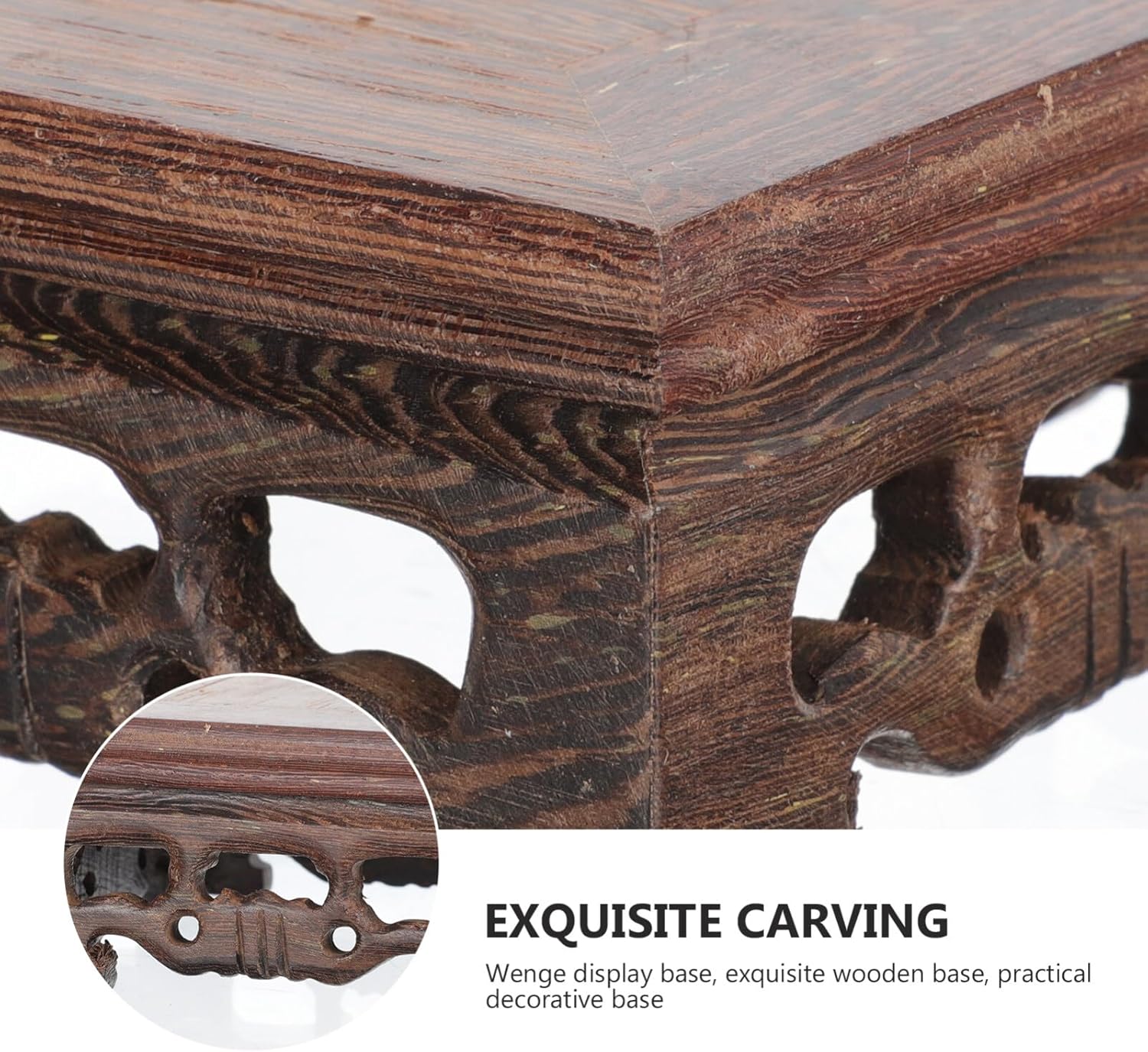 DECHOUS Base de maceta de madera para decoración del hogar al aire libre, soportes para macetas para exteriores, florero, estante de exhibición de
