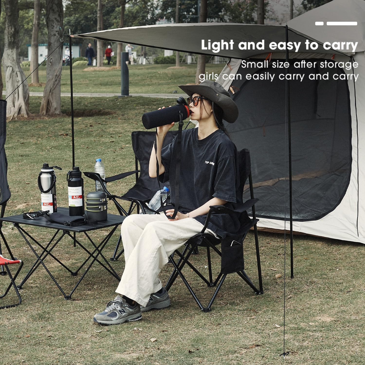Damei century Sillas de camping portátiles, disfruta del aire libre con una silla plegable versátil, silla deportiva, silla para exteriores y silla