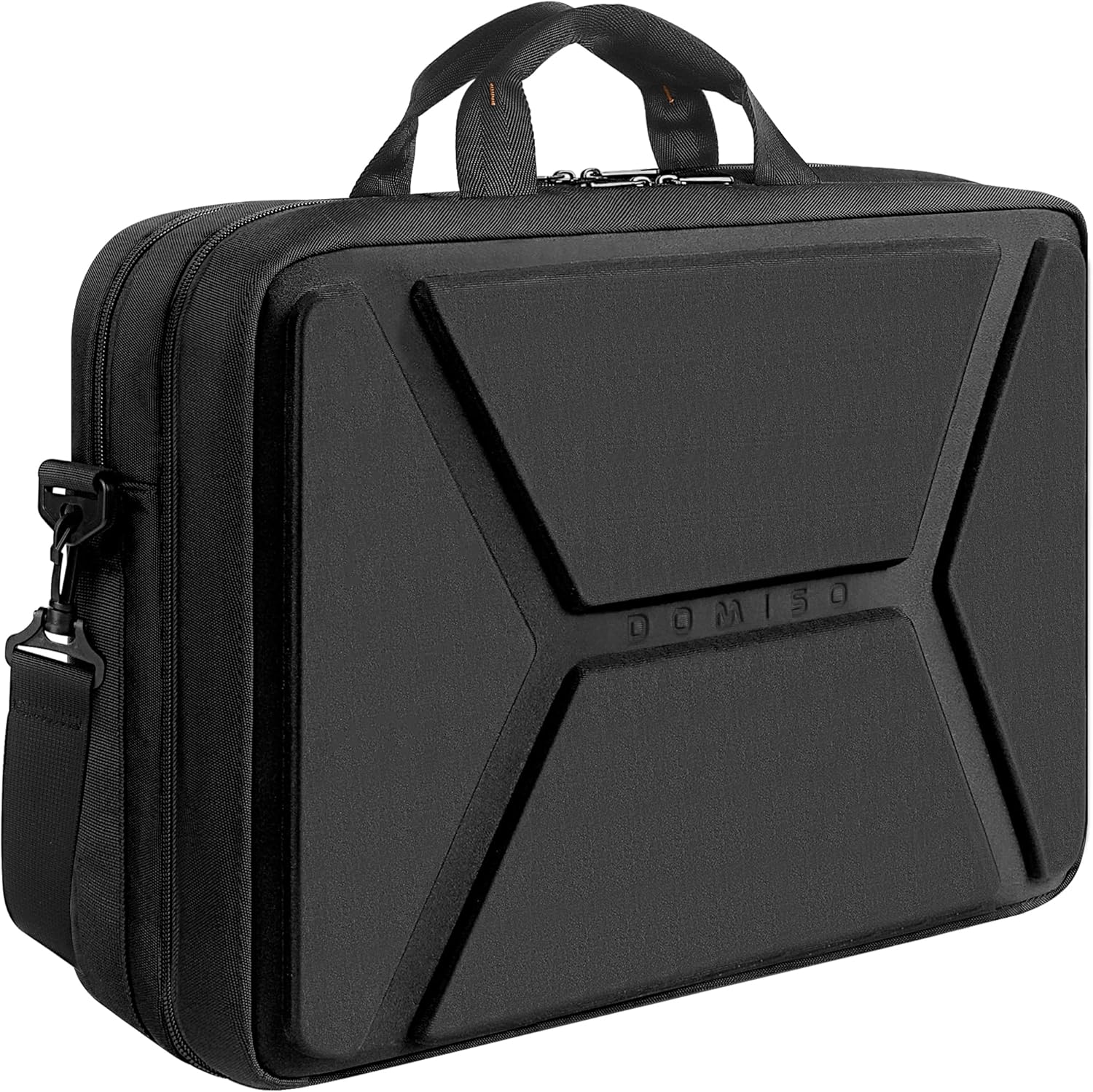 DOMISO Maletín para laptop de negocios de 17 pulgadas, repelente al agua, a prueba de golpes, bolsa de viaje compatible con cuadernos de 17 a 17.3