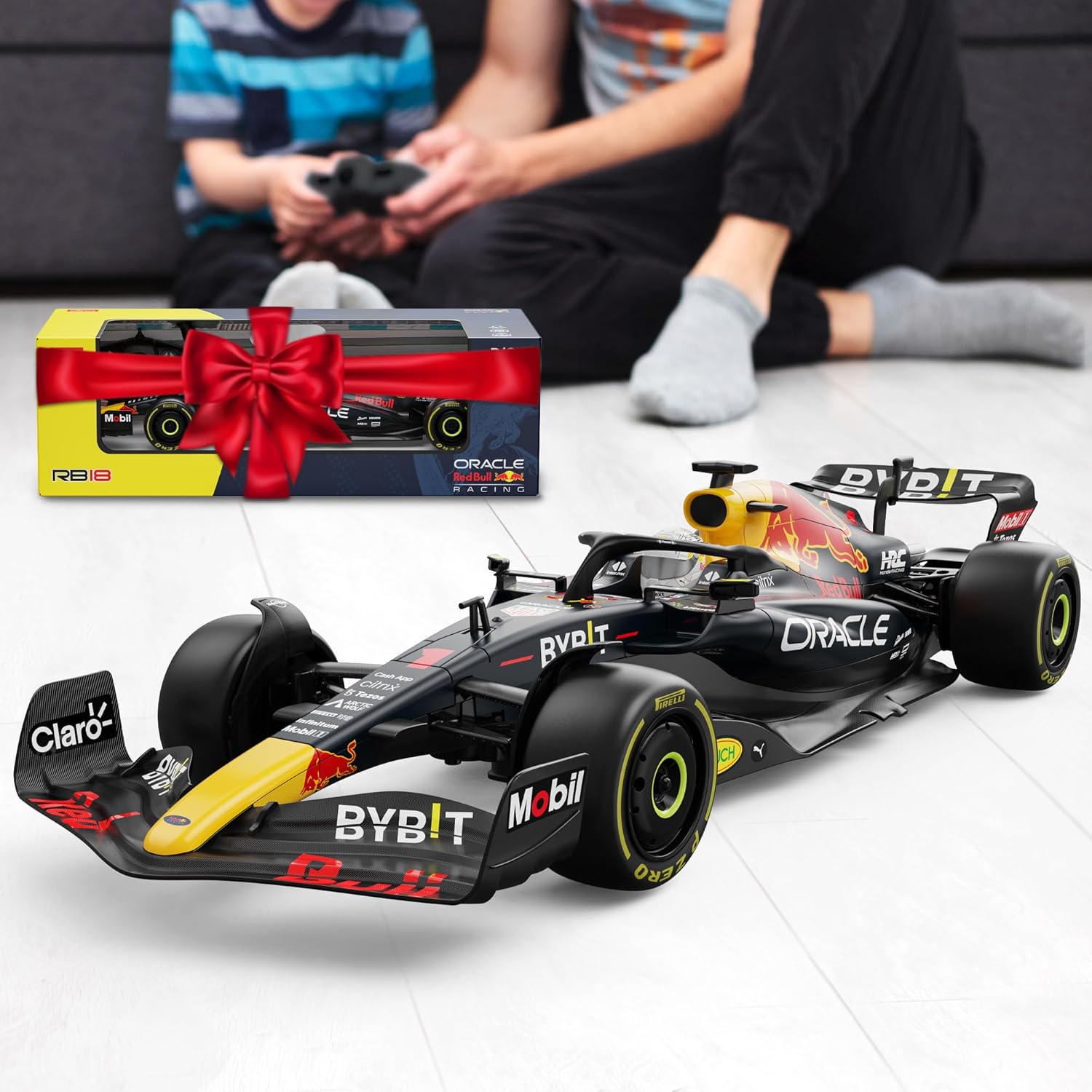 Auténtico auto con licencia 112 F1 RedBull Rb18 de control remoto para automóvil – Serie de autos RC de la colección F1 para niños y adultos – Auto