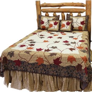 Autumn Bliss Luxury King – Juego de 4 piezas (contiene colcha de 120 pulgadas de ancho x 106 pulgadas de largo, fundas de almohada de 21 x 27 Autumn Bliss Luxury King – Juego de 4 piezas (contiene colcha de 120 pulgadas de ancho x 106 pulgadas de largo, fundas de almohada de 21 x 27