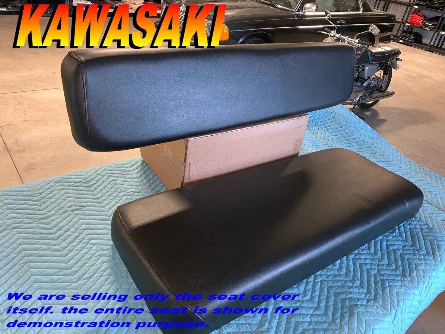 Funda de asiento de repuesto para Mule Kawasaki 2500 2510 3000 3010 nueva funda de asiento. UTV Diesel 4X4 BLK cubre 246B