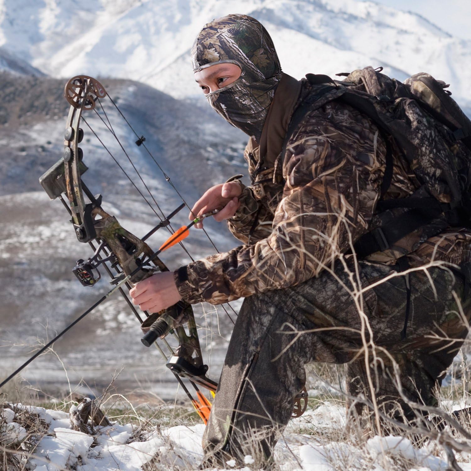 WTACTFUL Máscara de Hunter Mask Tree Camouflage Face Mask para Caza Senderismo