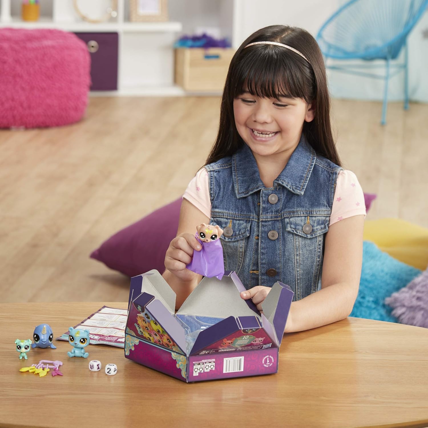 Littlest Pet Shop Lucky Pets Fortune Crew Surprise – Juguete sorpresa para mascotas, 150+ para coleccionar, a partir de 4 años