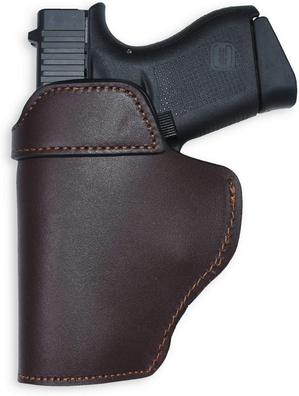 Funda de piel IWB para Glock 17 19 22 23 32 33  S&W M&P ShielSpringfield XD & XDSy todas las pistolas de tamaño similar
