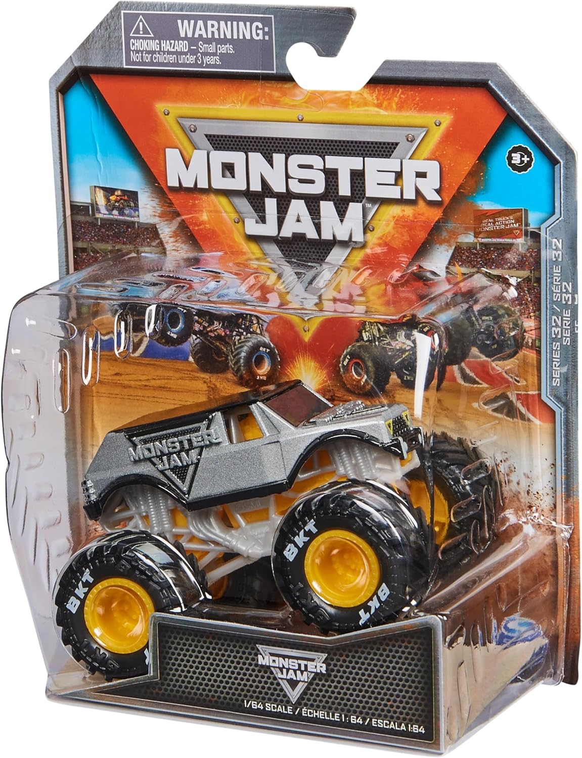 Monster Jam 2023 Spin Master 164 Camión fundido a troquel Serie 32 Arena Favoritos Camión de acrobacias
