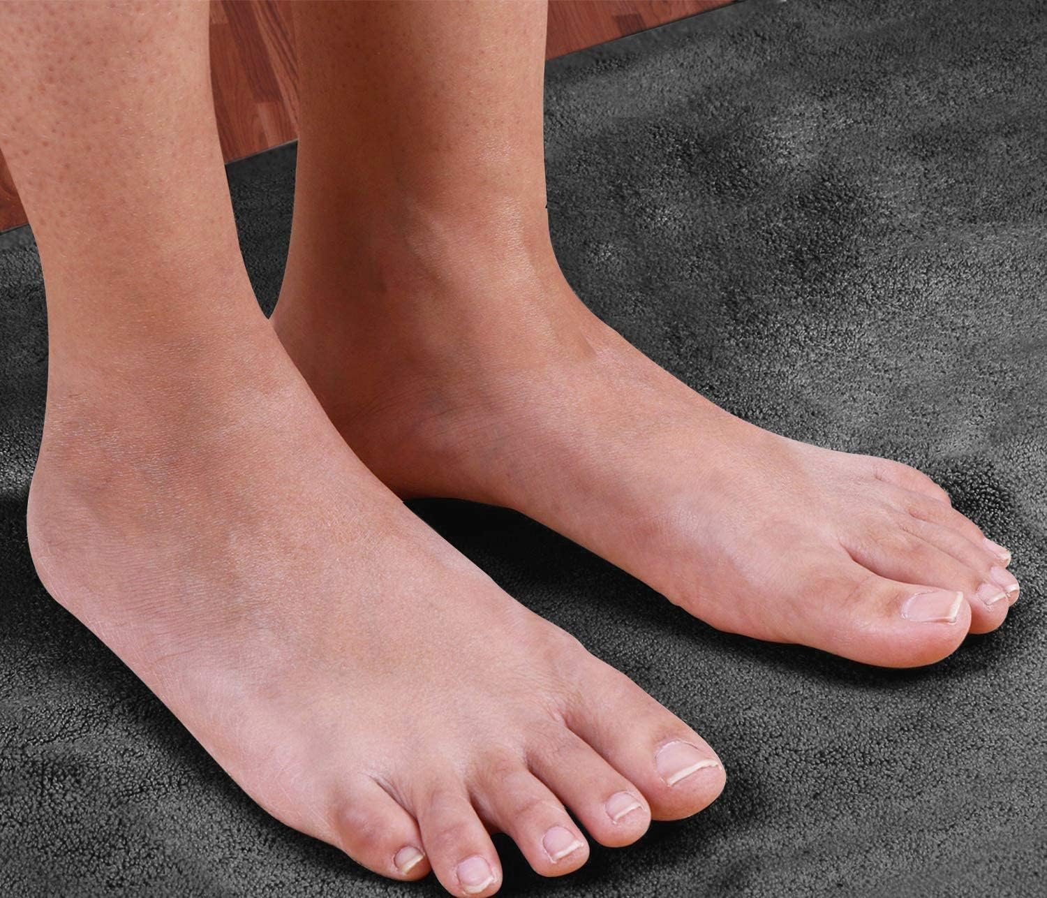 Simpli-Magic 79180 – Juego de alfombrillas de baño, color gris, paquete de 3