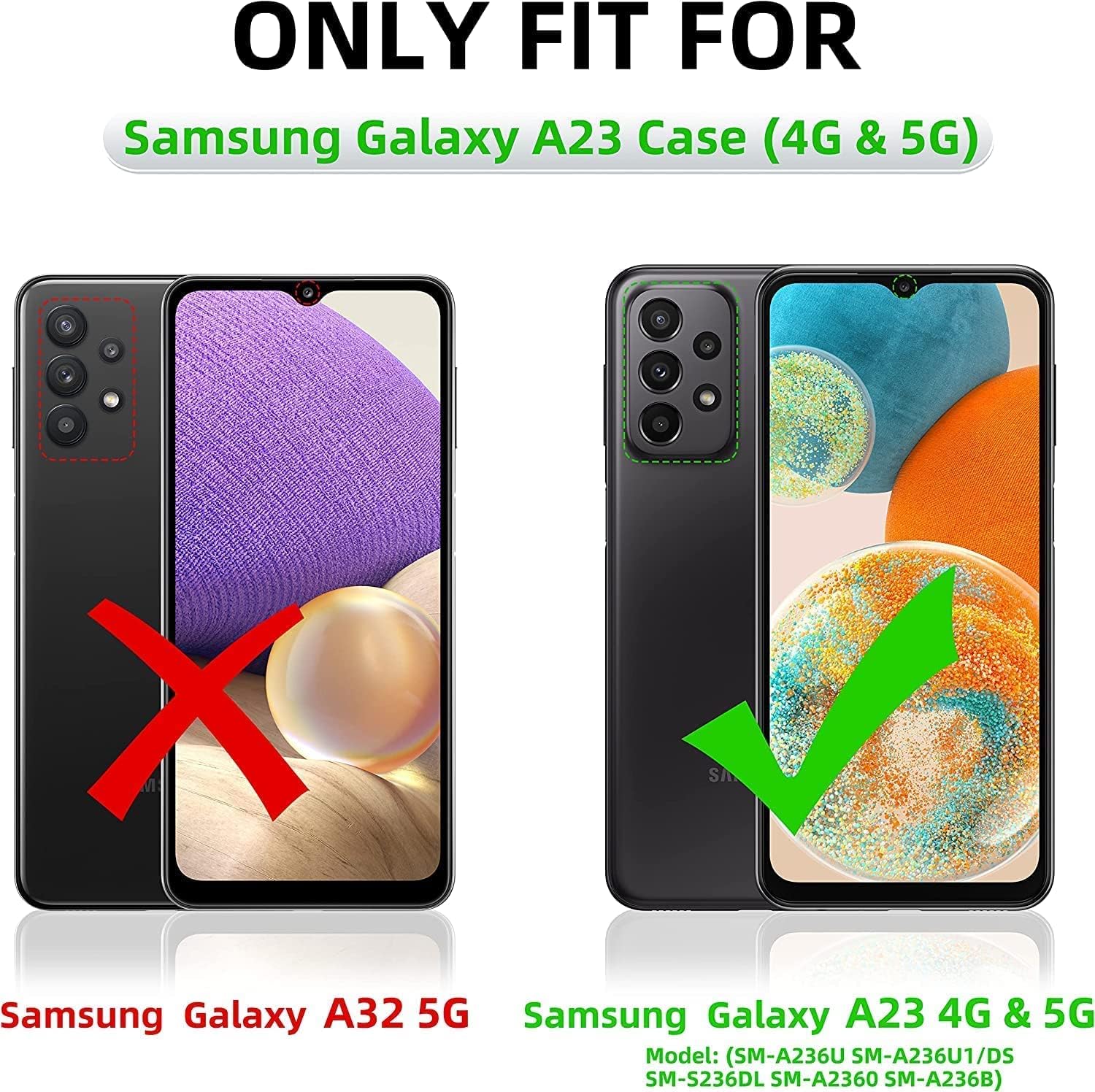 oakxco Funda de silicona líquida para Samsung Galaxy A23 5G, bonita funda delgada y delgada de goma suave de TPU para mujeres y niñas, protección