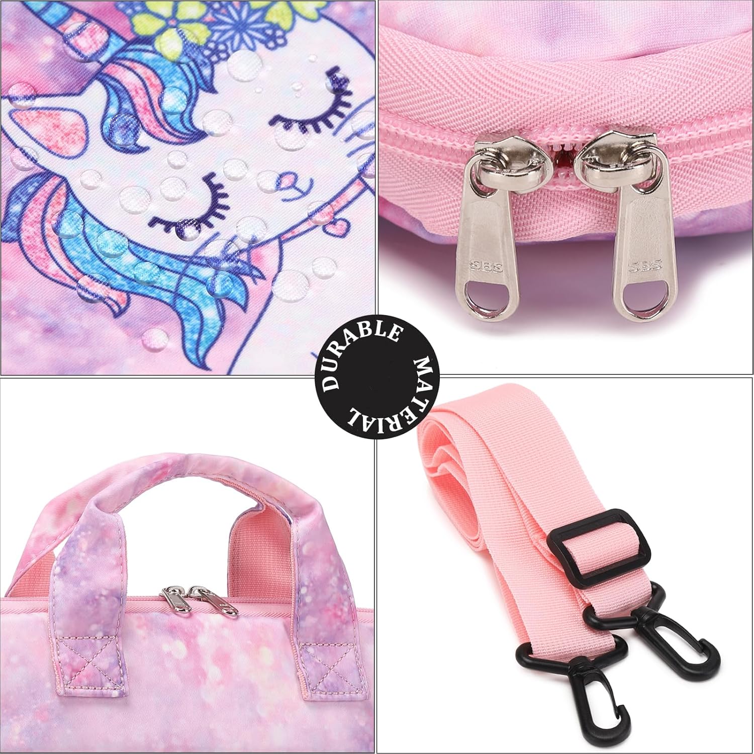 JIANYA Funda para tableta para niños, bolsa de transporte para iPad con correa para el hombro, bolsa de tableta de 10-12.5 pulgadas para niños