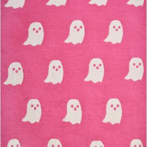 HCMAX Manta de fantasma rosa de Halloween 2023, manta reversible para niñas, mujeres y niños, súper suave, manta rosa con lindo fantasma para todas HCMAX Manta de fantasma rosa de Halloween 2023, manta reversible para niñas, mujeres y niños, súper suave, manta rosa con lindo fantasma para todas