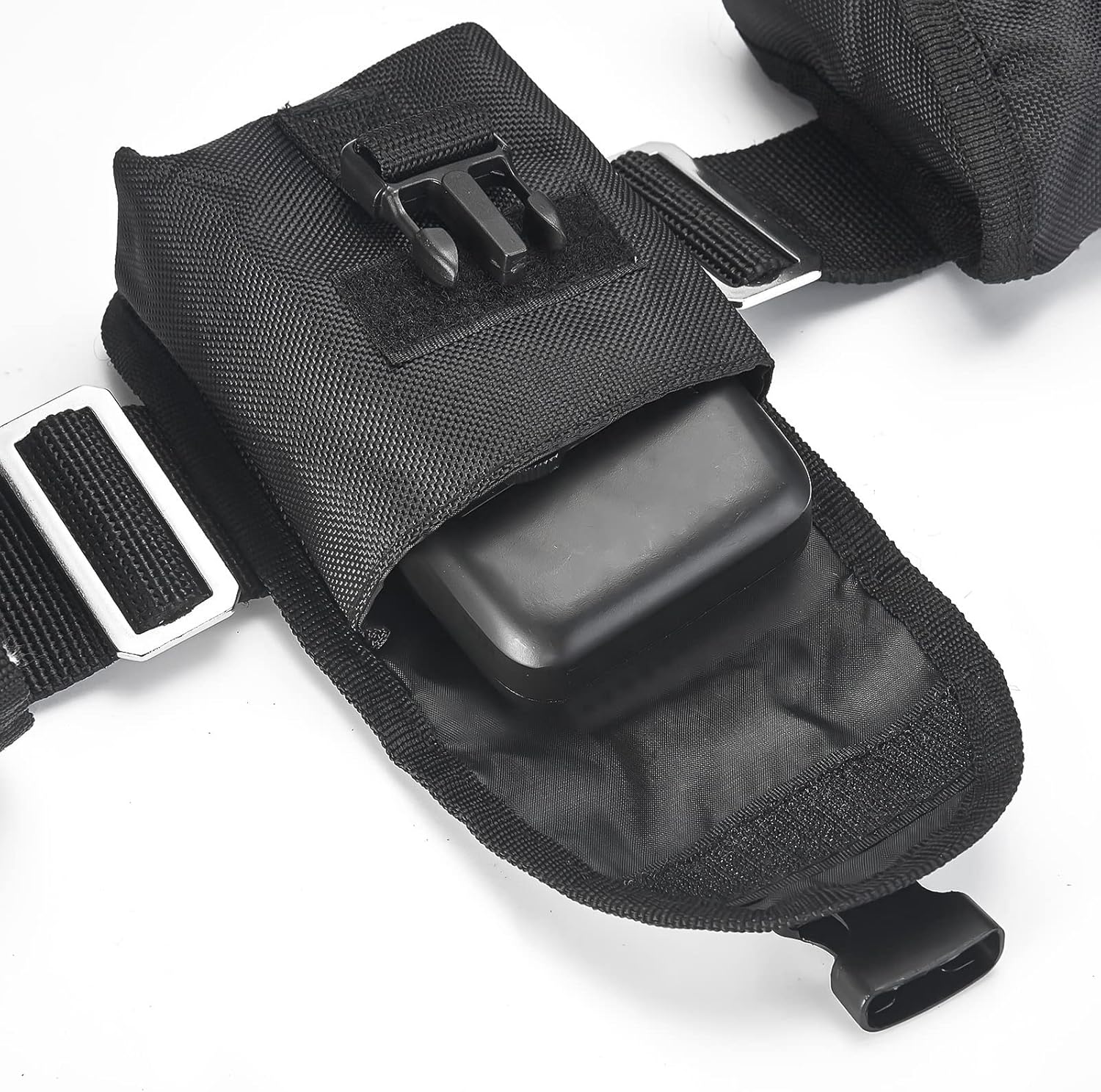 Cinturón de peso para buceo con 4 bolsillos desmontables, hebilla de liberación rápida, bolsillo de buceo + 5 protectores de peso, correa de