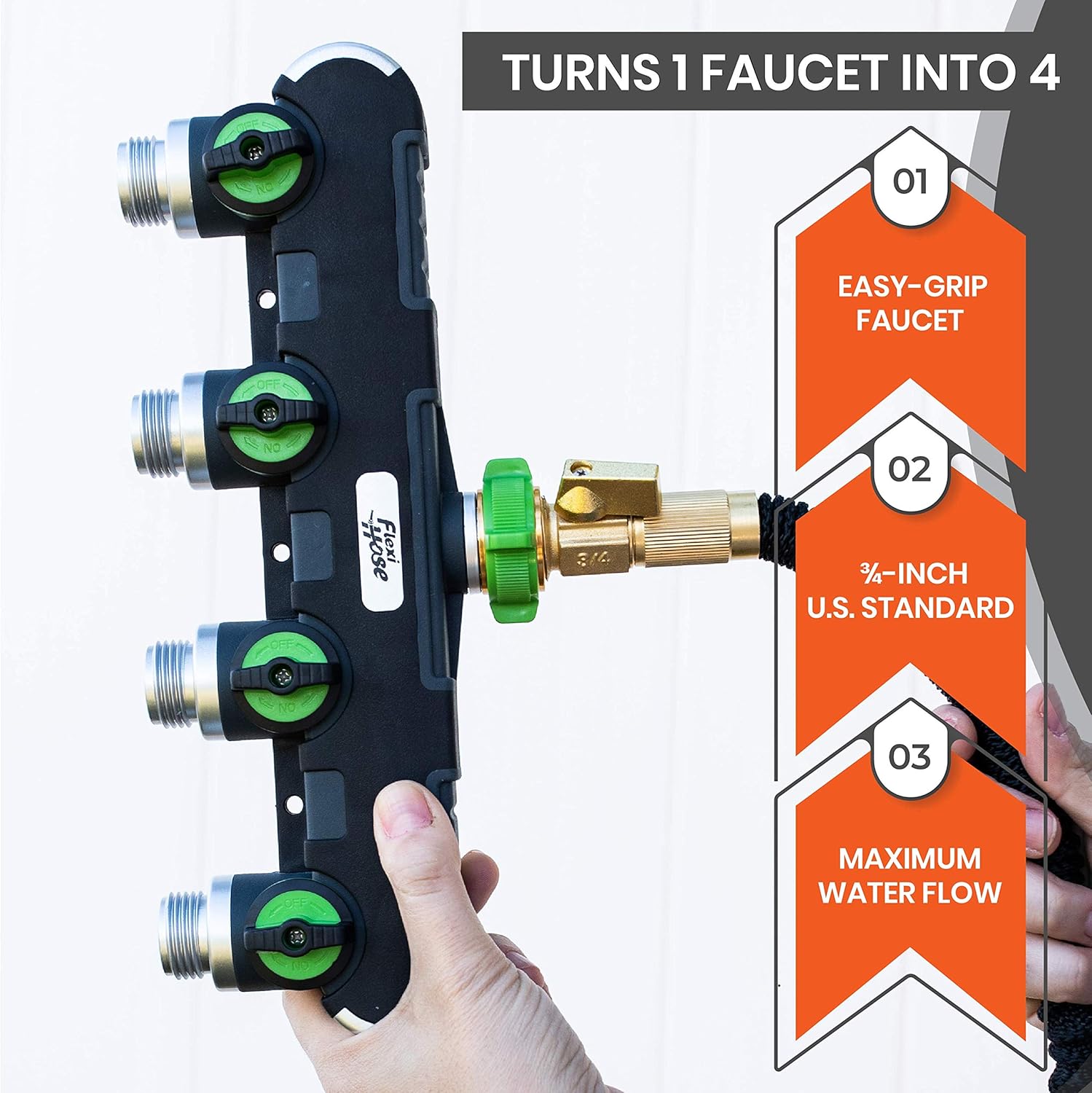 Flexi Hose Divisor – 4 salidas