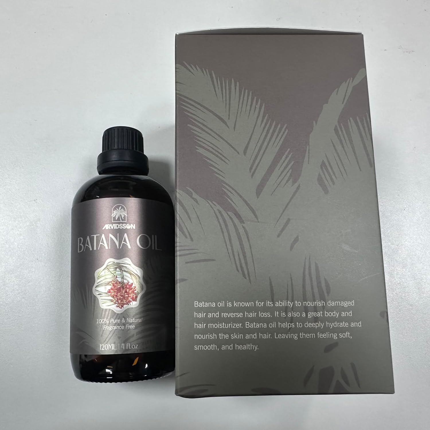 ARVIDSSON Aceite de batana para el crecimiento y la nutrición del cabello, aceite de batana 100% crudo de Honduras, evita la pérdida de cabello,