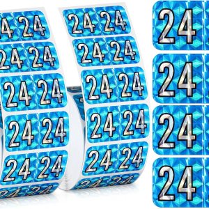 Teling 1000 calcomanías para el año 2024, carpetas de archivos, etiquetas de año rectangulares codificadas de colores, etiquetas autoadhesivas, Teling 1000 calcomanías para el año 2024, carpetas de archivos, etiquetas de año rectangulares codificadas de colores, etiquetas autoadhesivas,