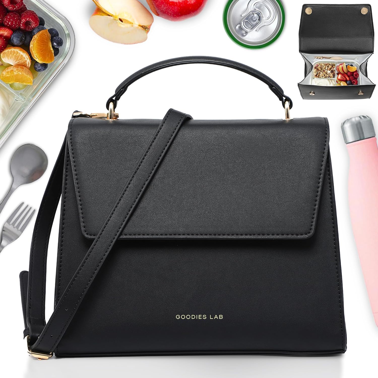 Lonchera térmica para mujer, lindas bolsas de almuerzo para el trabajo, bolsa de almuerzo para adultos, lonchera moderna para mujeres, bolsas de