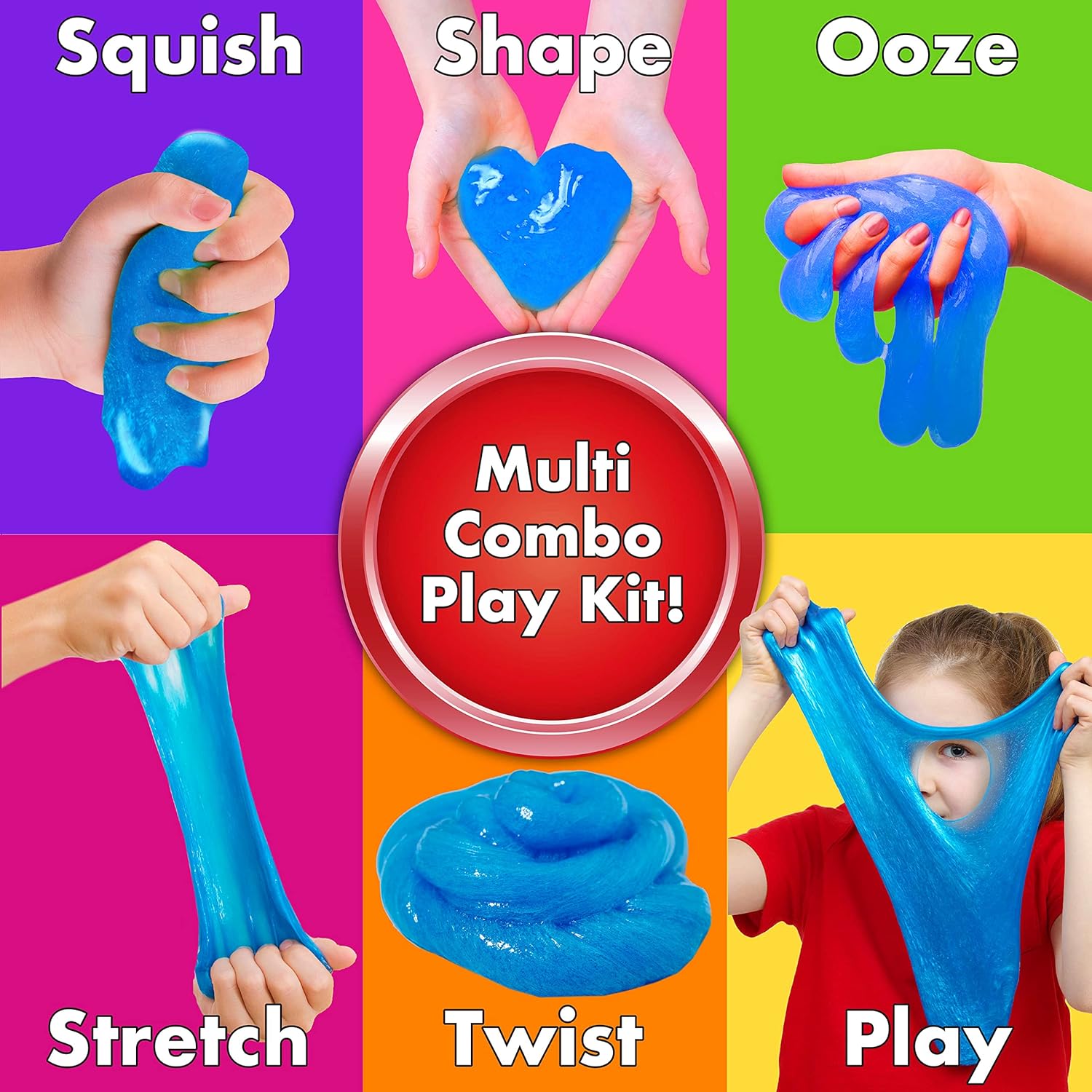 Be Amazing Toys Sense & Grow – Contenedor sensorial de slime de vida marina