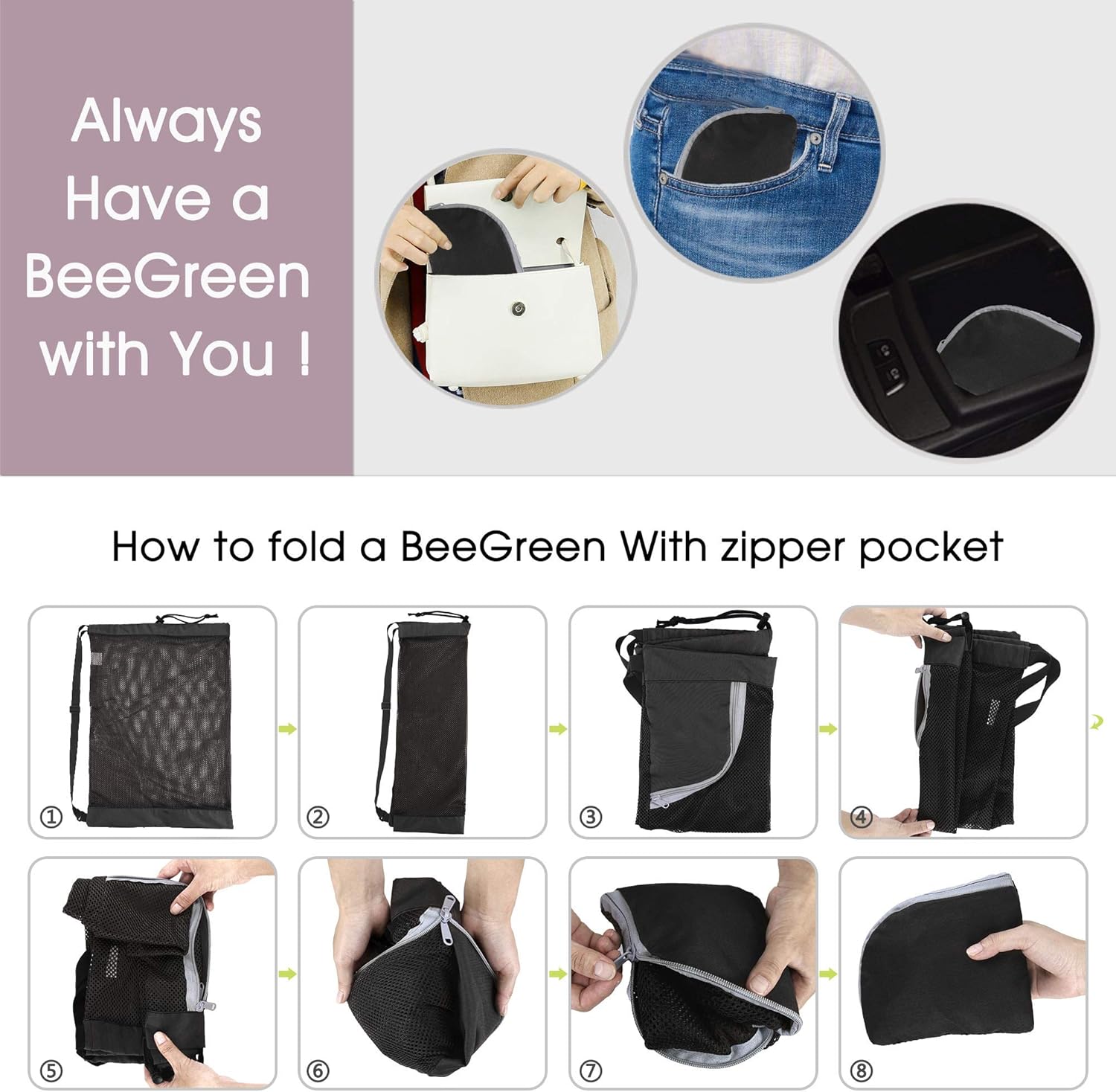 BeeGreen Gym Bags for Men Women Mesh Drawstring Backpack for Swim Sports Workout Gear Gifts for Swimmers & Basketball Bag Drawstring Backpack Mesh