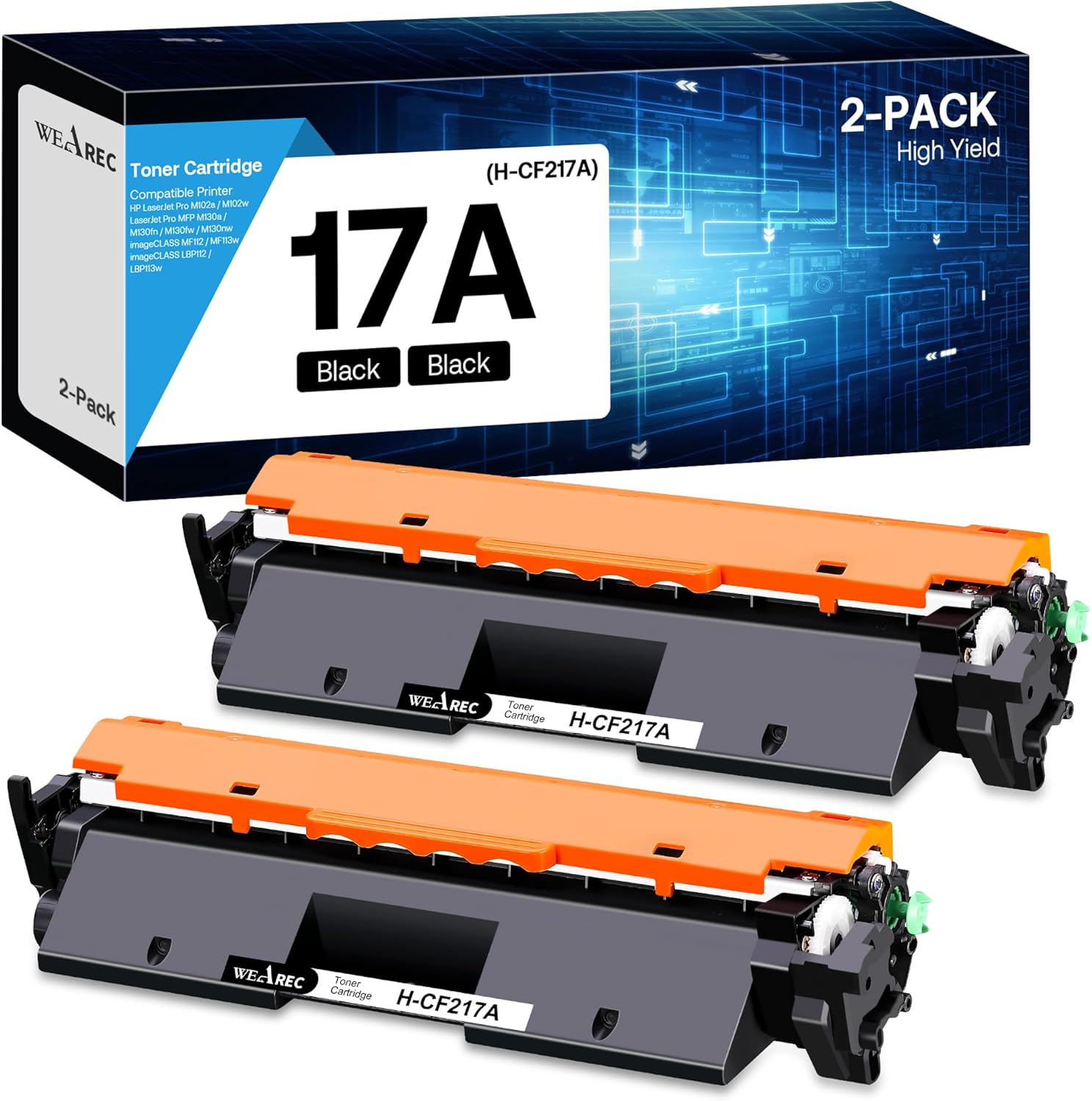 Cartucho de tóner de repuesto compatible para HP 17A CF217A con impresora Laserjet Pro MFP M130a M130fn M130fw M130nw Laserjet Pro M102a M102w
