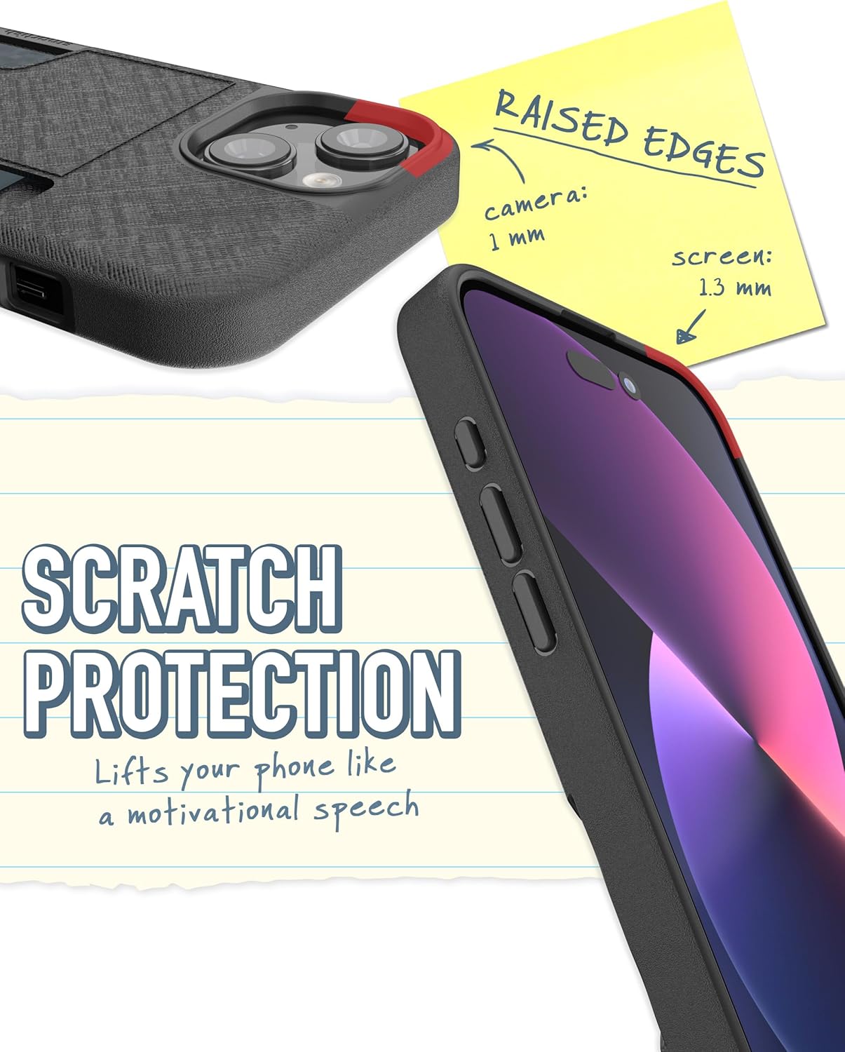 Smartish Funda tipo cartera para iPhone 15  Wallet Slayer Vol. 2 delgada + protectora tarjetero con función atril  Funda de ranura oculta probada