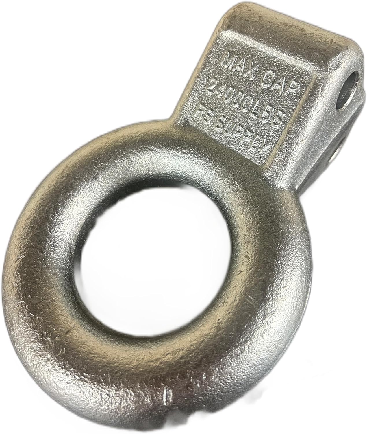 Anillo de lunette de acero chapado en zinc, diámetro interior de 3 pulgadas, 24,000 libras, requiere montaje en canal