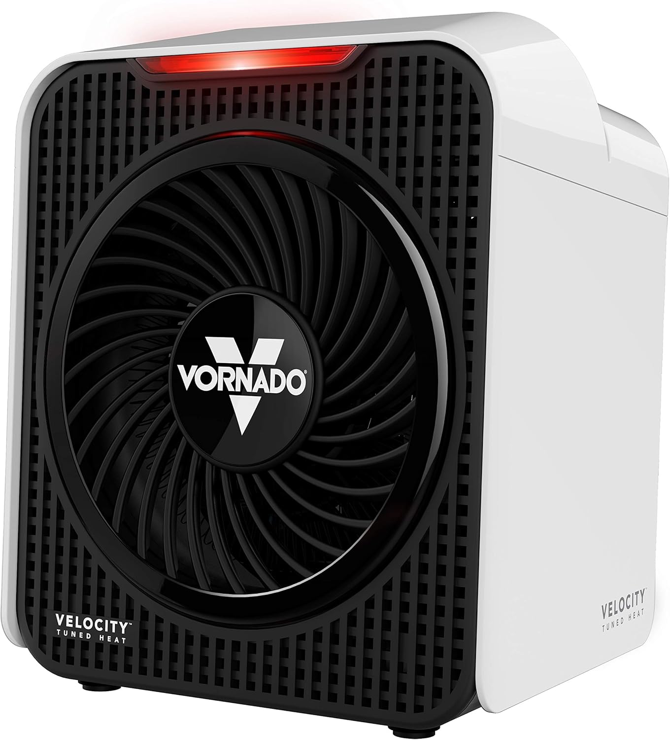Vornado Velocity 1 – Calentador de espacio personal con 2 ajustes de calor y características de seguridad avanzadas, pequeño, color blanco