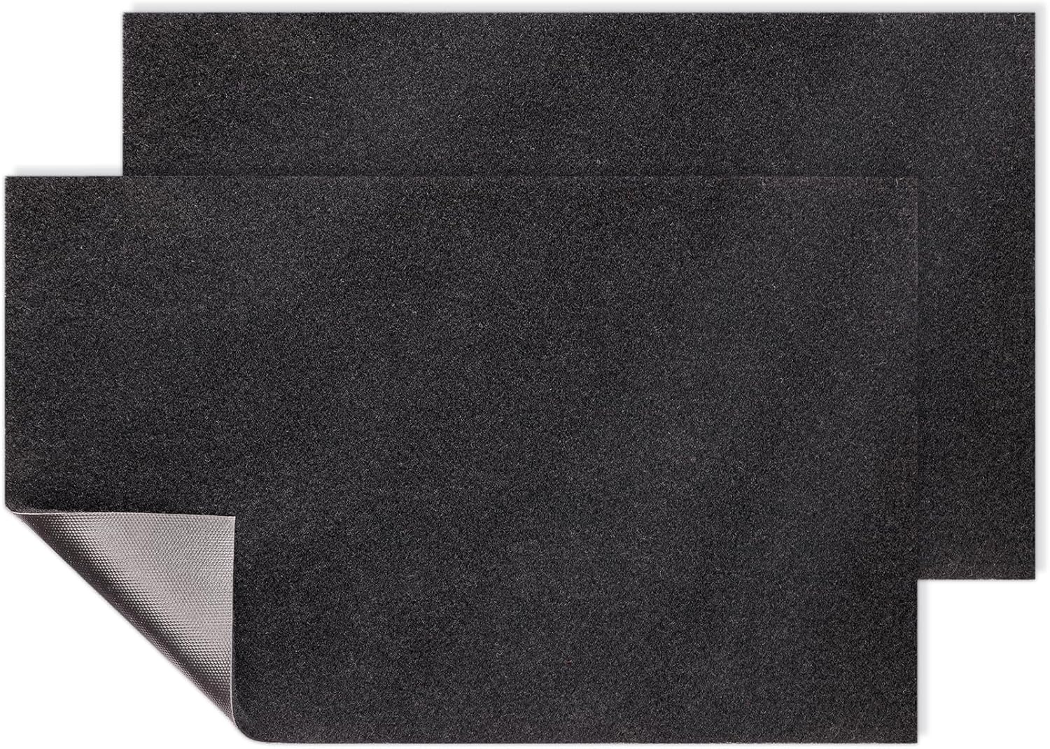 AAZZKANG Paquete de 2 tapetes grandes para puerta delantera para exteriores, con parte trasera antideslizante, multiusos, 36 x 24 pulgadas, tapete