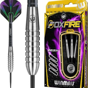 Winmau Foxfire 90% Tungsten Darts with Prism Flights and Shafts (Stems) Steel & Soft Tips Winmau Foxfire 90% Tungsten Darts with Prism Flights and Shafts (Stems) Steel & Soft Tips