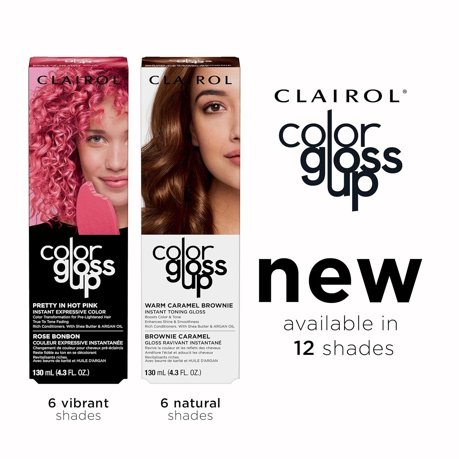 Clairol Color Gloss Up – Tinte temporal para el cabello, color Mocha Me Crazy para el cabello, paquete de 1 unidad