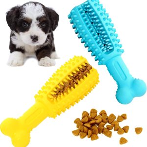 Youngever Paquete de 2 juguetes de golosinas para perros para limpieza de dientes de mascotas, masticar, buscar, dispensar alimentos (pequeño 4.8 Youngever Paquete de 2 juguetes de golosinas para perros para limpieza de dientes de mascotas, masticar, buscar, dispensar alimentos (pequeño 4.8