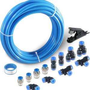 MSAEIQUN Tubo neumático de poliuretano azul PU manguera de aire tubo kit 0.236 in OD 0.157 in ID 32.8 ft 32.8 pies para línea de aire o MSAEIQUN Tubo neumático de poliuretano azul PU manguera de aire tubo kit 0.236 in OD 0.157 in ID 32.8 ft 32.8 pies para línea de aire o