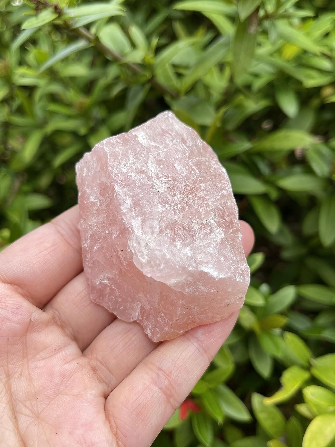 Piedras naturales ásperas de cuarzo rosa grande, cuarzo rosa crudo de 2.5-4 pulgadas, cuarzo rosa, piedra de amor, cristales curativos, 0.25-2 libras