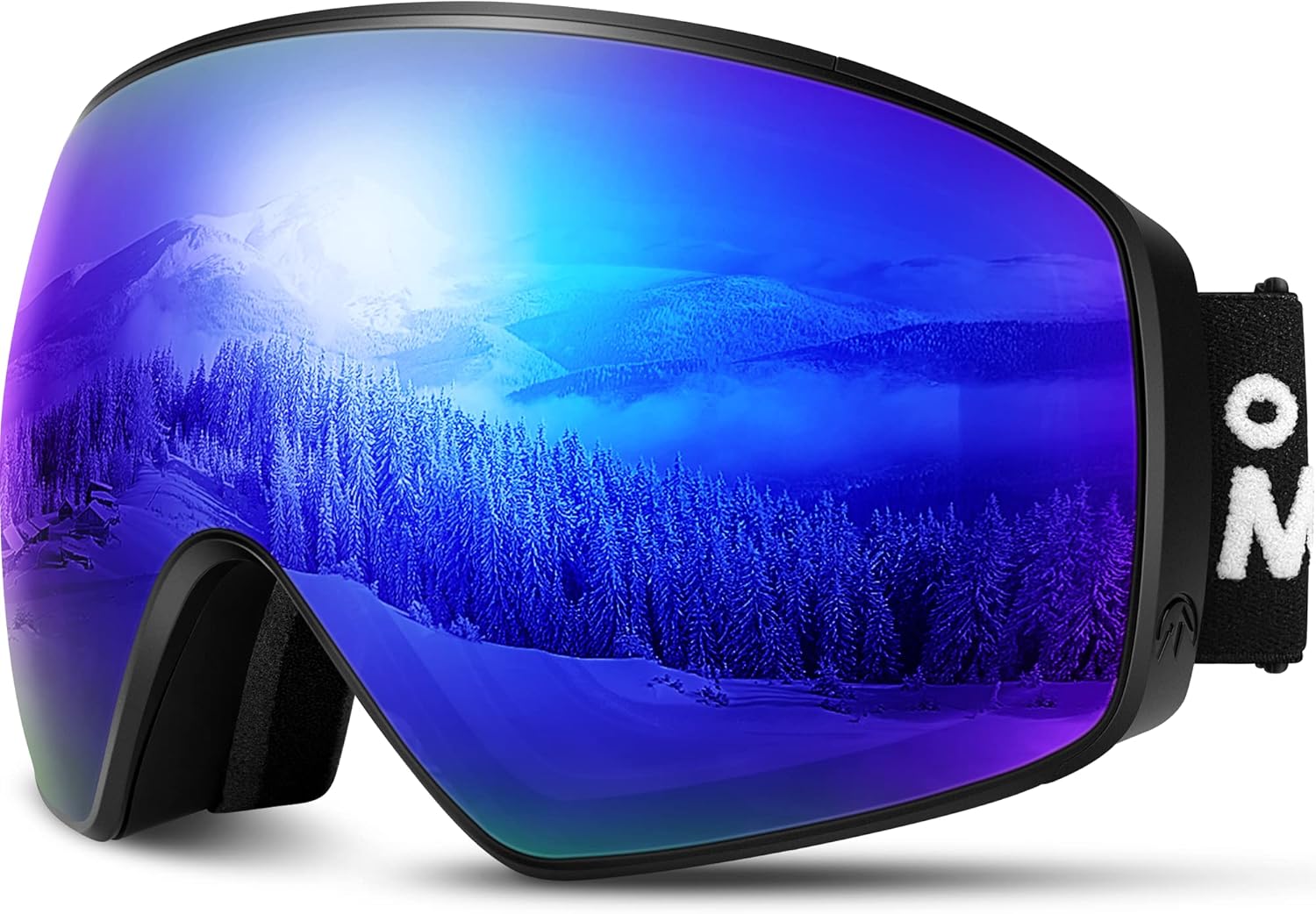OutdoorMaster Gafas de esquí Horizon – Gafas de snowboard con lente magnética intercambiable, sin marco