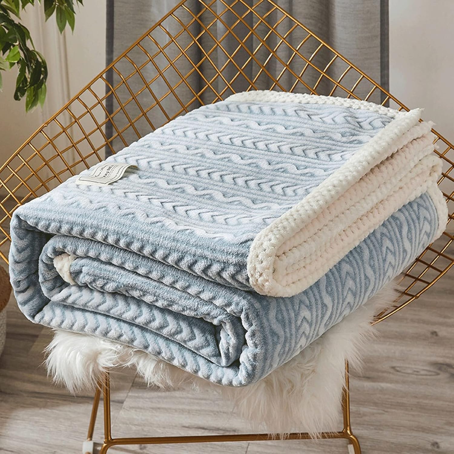 Cozy Blanket Duvet Cover Blankets Double Sided Solid Color Adults Quilt Cover Winter Warm Thick Fleece Double Bed Bedspread Sofa Cover