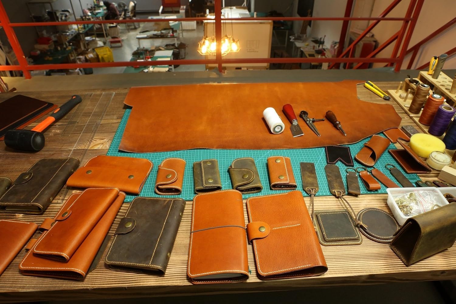 Brown vegetable tanned leather case cover for moleskine classic notebook leather portfolio organizer for moleskine large notebook MA514C