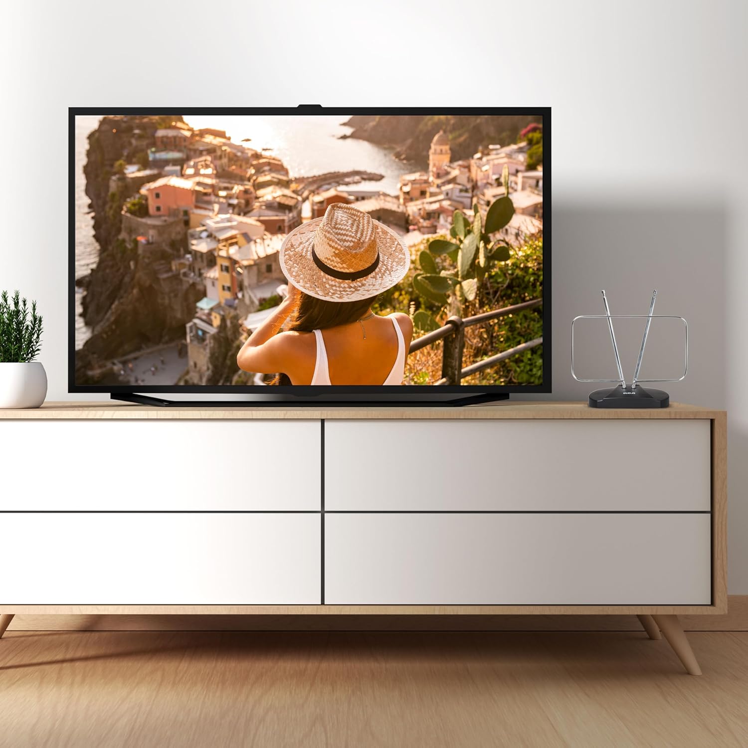 Antena básica para interiores