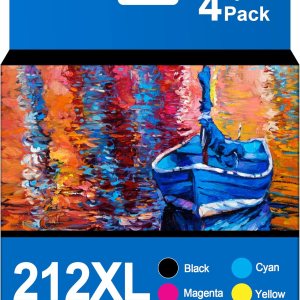 212XL – Cartuchos de tinta remanufacturados de repuesto para impresora Epson 212XL 212 XL T212XL para usar con impresora XP-4105 XP-4100 WF-2850 212XL – Cartuchos de tinta remanufacturados de repuesto para impresora Epson 212XL 212 XL T212XL para usar con impresora XP-4105 XP-4100 WF-2850
