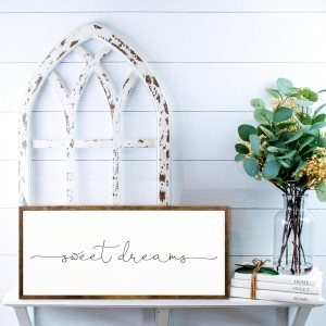 10×20 inches, Sweet Dreams Wooden Sign  Inspirational Quote Decor  Farmhouse Bedroom  Nursery Home Accent  Unique Gift Idea  Distressed Wood  Rustic 10×20 inches, Sweet Dreams Wooden Sign  Inspirational Quote Decor  Farmhouse Bedroom  Nursery Home Accent  Unique Gift Idea  Distressed Wood  Rustic